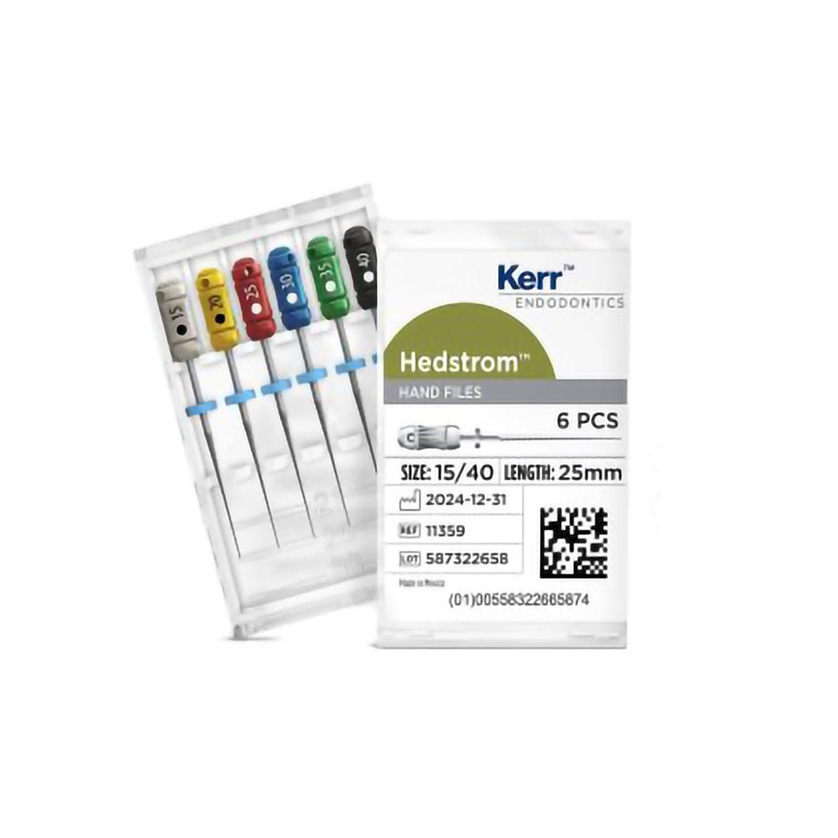LIMAS HEDSTROM 21MM N 45 BLANCO 6U - KERR ENDODONTIC