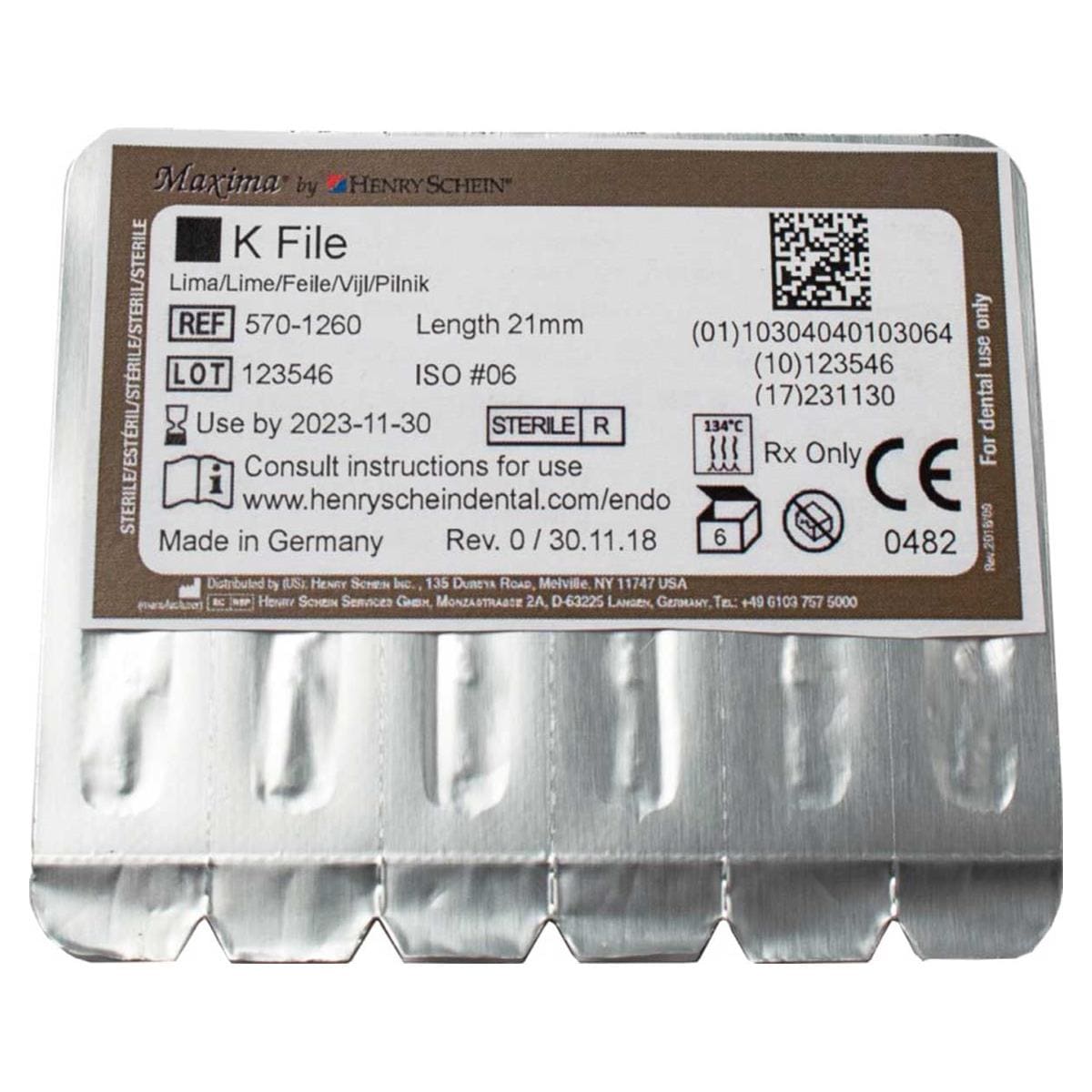 LIMAS K 25MM N 25 6U - HENRY SCHEIN