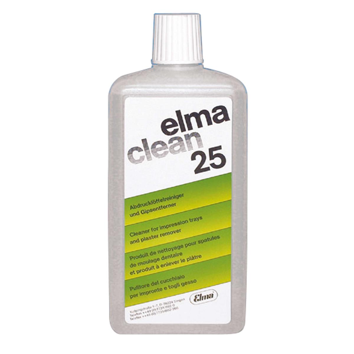LÍQUIDO LIMPIADOR ULTRASONIDOS ELMA-CLEAN 25 PARA ALGINATOS 1L - ELMA