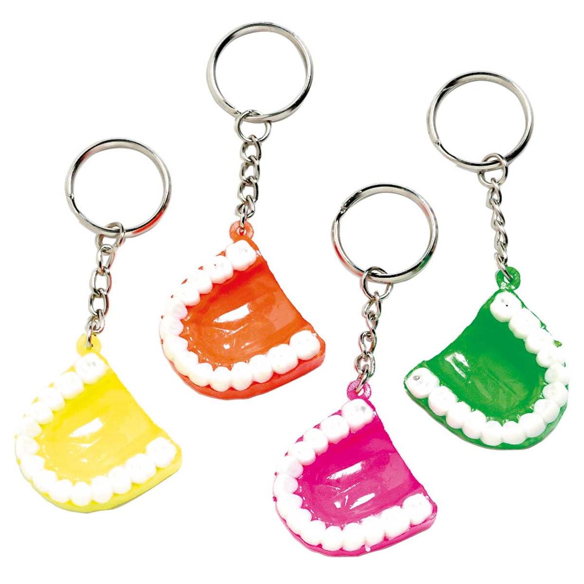 LLAVEROS TEETH CHAINS NEÓN 24U. - SHERMAN