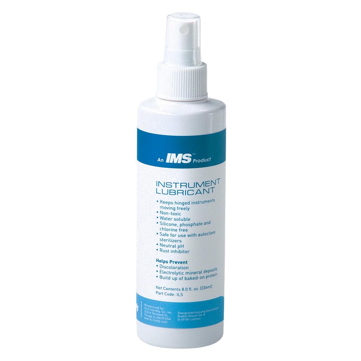 LUBRICANTE PARA INSTRUMENTAL QUIRÚRGICO DE SILICONA ILS 125 CC - HU-FRIEDY