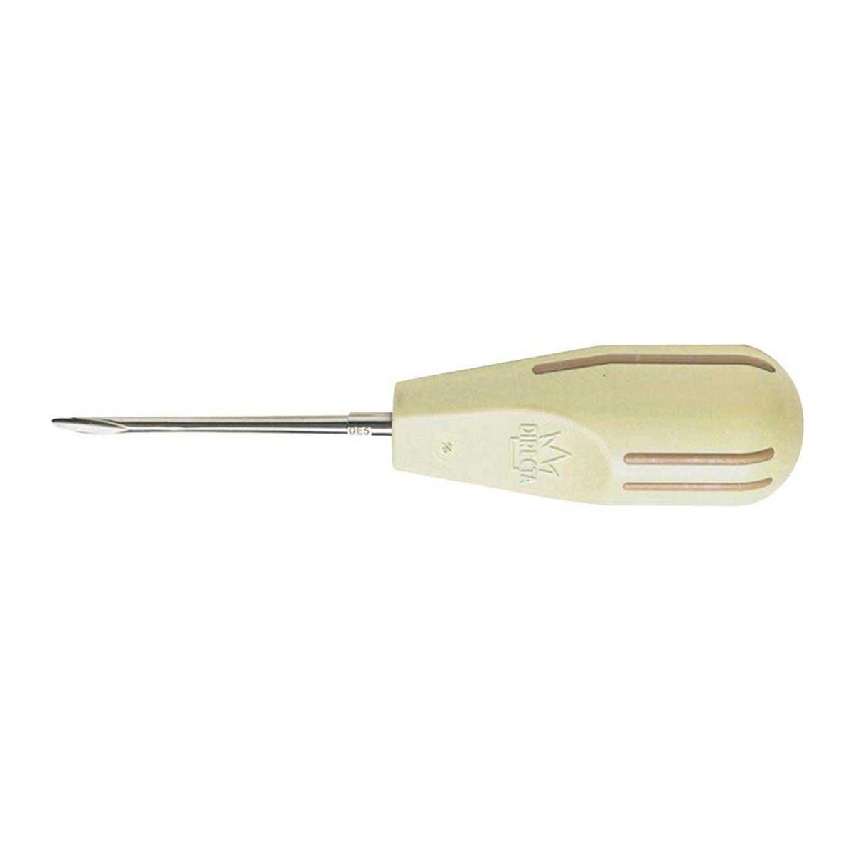 LUXATOR DUAL EDGE, DOBLE PUNTA 5MM/3MM, MARRON - DIRECTA