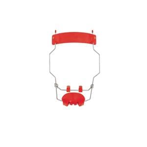 MÁSCARA FACIAL ROJA CORTA 1U - HENRY SCHEIN