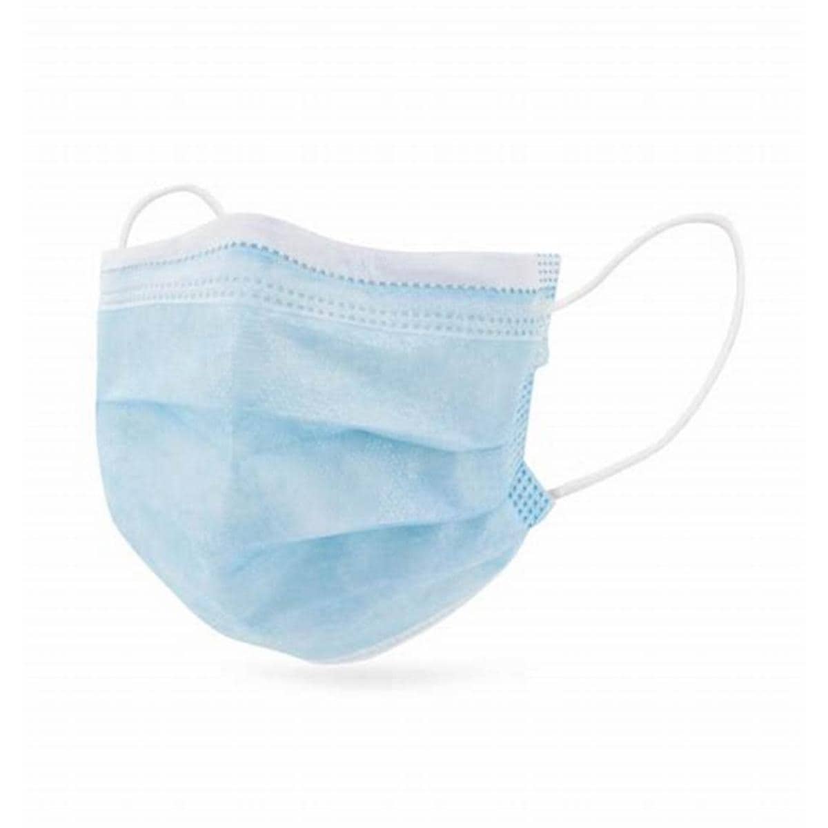 MASCARILLA 3 CAPAS C/ELASTICOS VERDE IIR 50U OMNIA