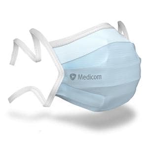 MASCARILLA SOFSKIN FOG-FREE TIE-ON AZUL 50U - MEDICOM