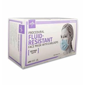 MASCARILLA QUIRURGICA IIR CINTA MORADO 50U MEDLINE