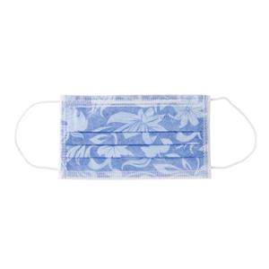 MASCARILLAS RECTANGULARES MONOART PRO3 FLORAL AZUL CLARO 50 UDS - EURONDA