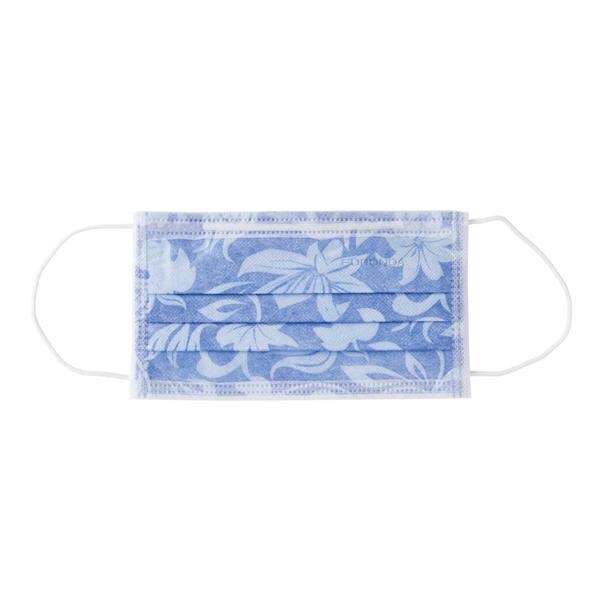 MASCARILLAS RECTANGULARES MONOART PRO3 FLORAL AZUL CLARO 50 UDS - EURONDA