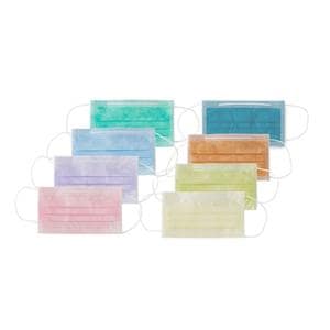 MASCARILLAS RECTANGULARES MONOART AZUL CLARO 50UDS - EURONDA