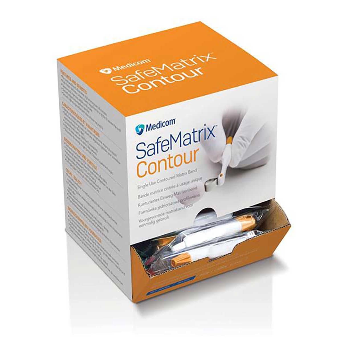 MATRIZ SAFEMATRIX CONTOUR ANCHO NARANJA 50U - MEDICOM