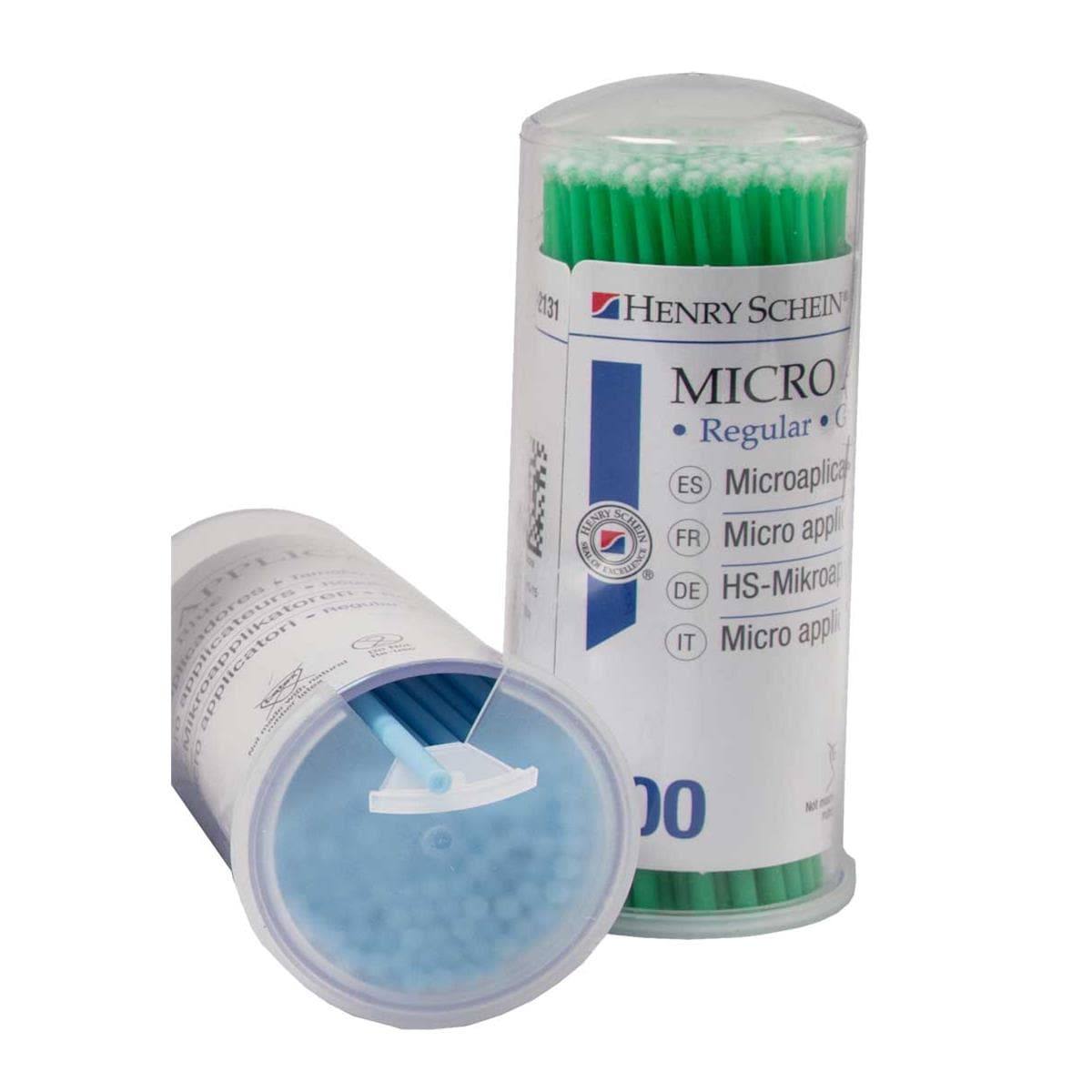 MICRO APLICADOR HS10 REG SURT VERDE AZUL 400U - HENRY SCHEIN