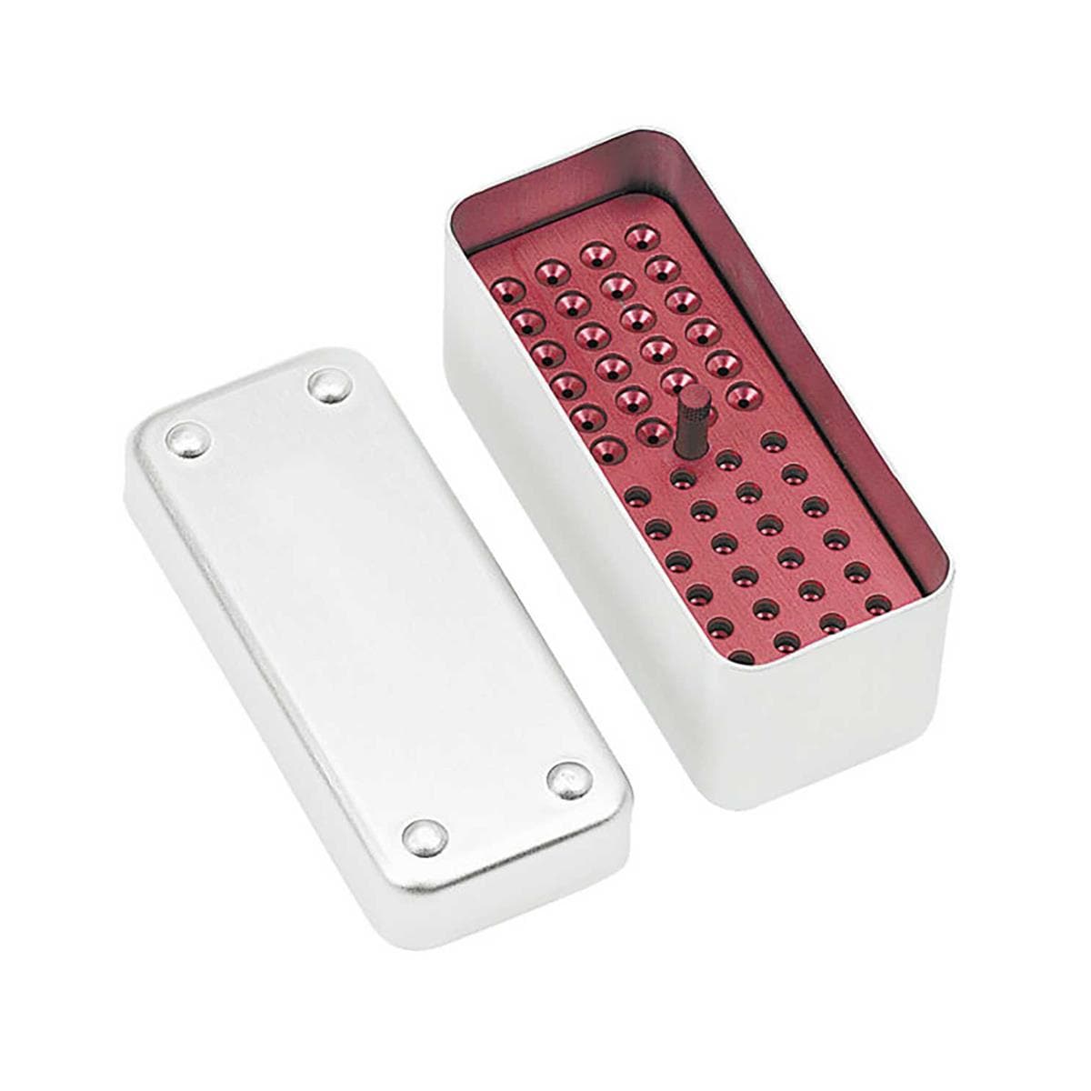 MINI CAJA ENDODONCIA ALUMINIO ROJA DA732-4 - DERBY