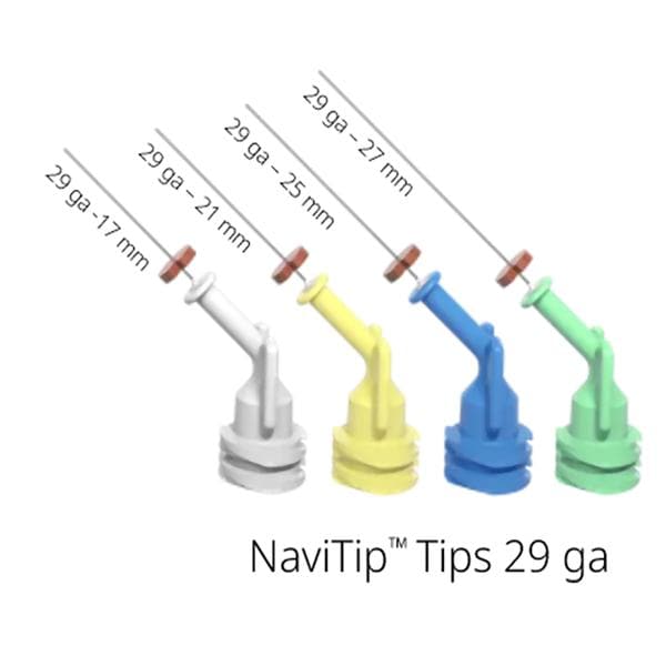 NAVITIPS 29GA 17MM BLANCO 20U - ULTRADENT