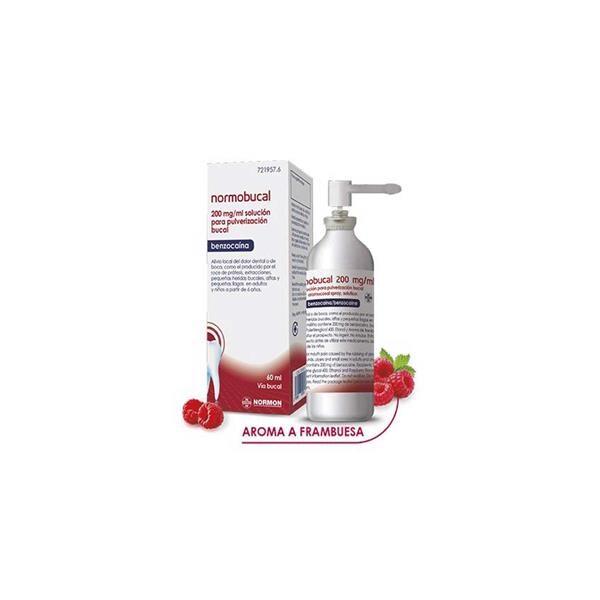NORMOBUCAL SPRAY 20% ANESTESIA TÓPICA 60ML - NORMON