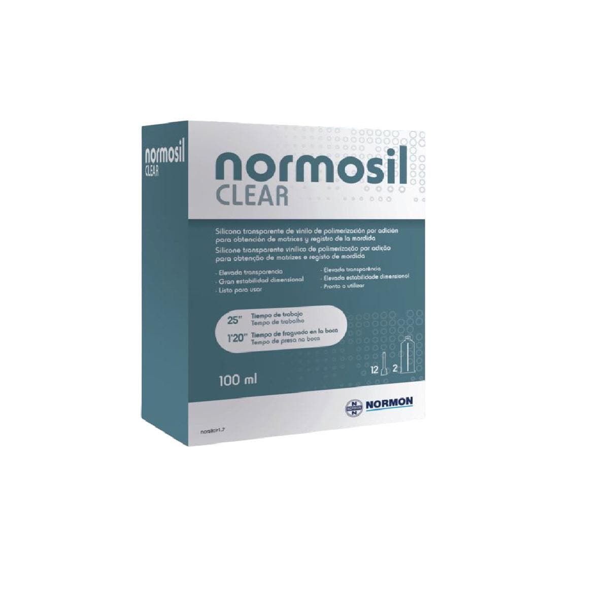 SILICONA NORMOSIL CLEAR TRANSPARENTE 100ML - NORMON
