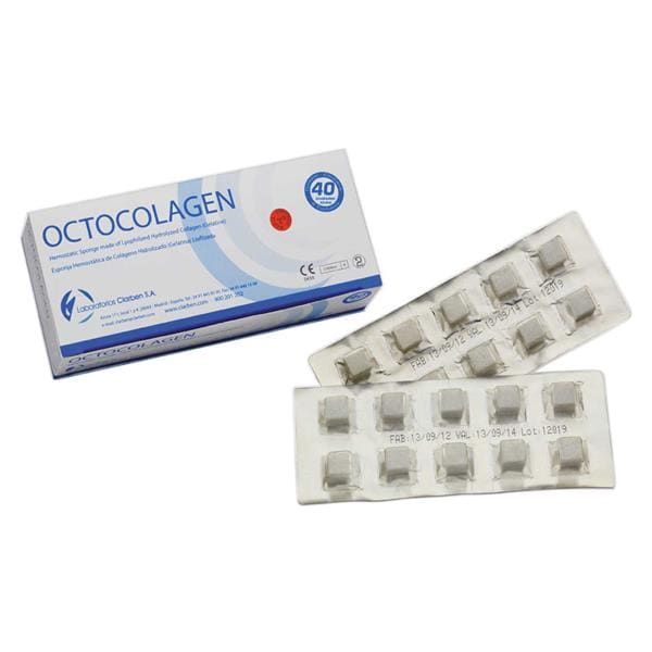 OCTOCOLAGEN ESPONJA HEMOSTÁTICA 4X10 UDS - CLARBEN