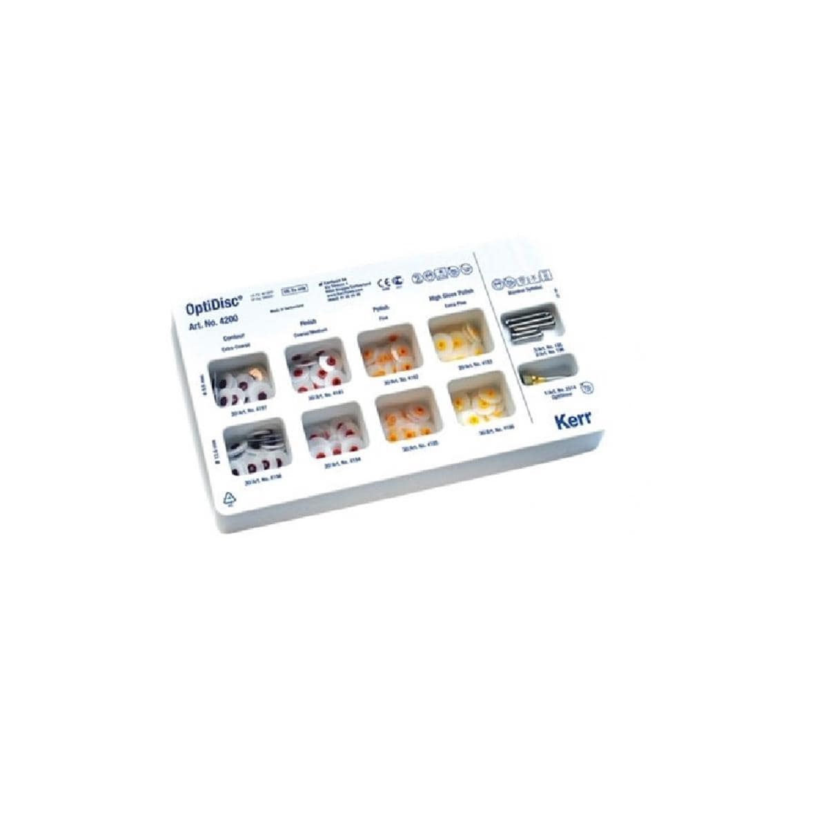 OPTIDISC ESTUCHE UNIVERSAL 9.6MM, 13.6MM 1U - KERR HAWE