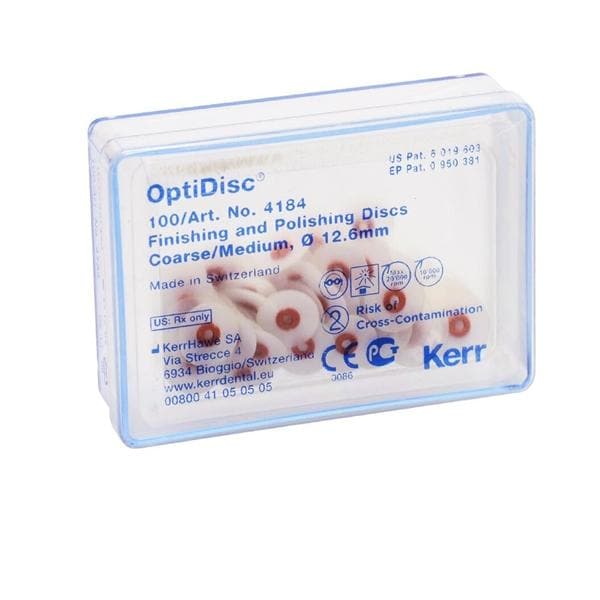 DISCOS DE PULIDO OPTIDISC REPUESTOS GRUESO-MEDIO 12,6MM 100U - KERR HAWE