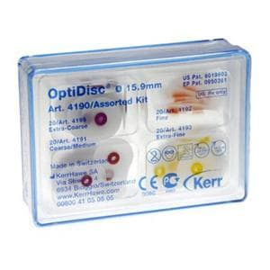 DISCOS DE PULIDO OPTIDISC REPUESTOS EXTRA-FINOS 15,9MM 100U - KERR HAWE