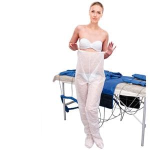 PANTALÓN SANITARIO PRESOTERAPIA PLASTIFICADO S/AJUSTE ELÁSTICO 10U