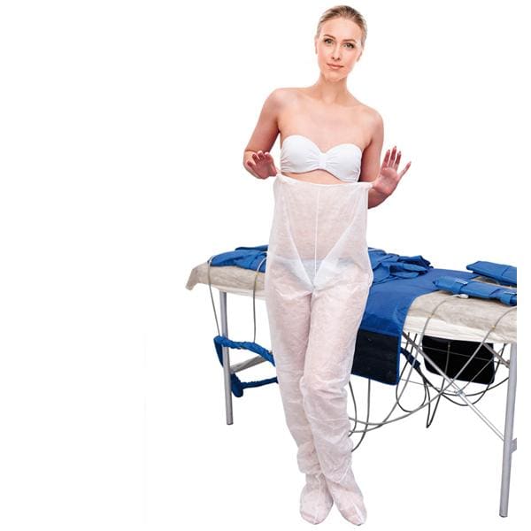 PANTALÓN SANITARIO PRESOTERAPIA PLASTIFICADO S/AJUSTE ELÁSTICO 10U