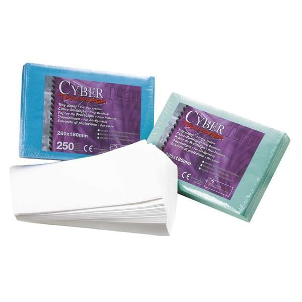 PAPEL ABSORBENTE BANDEJAS AZUL 28X18 250U - CYBERTECH