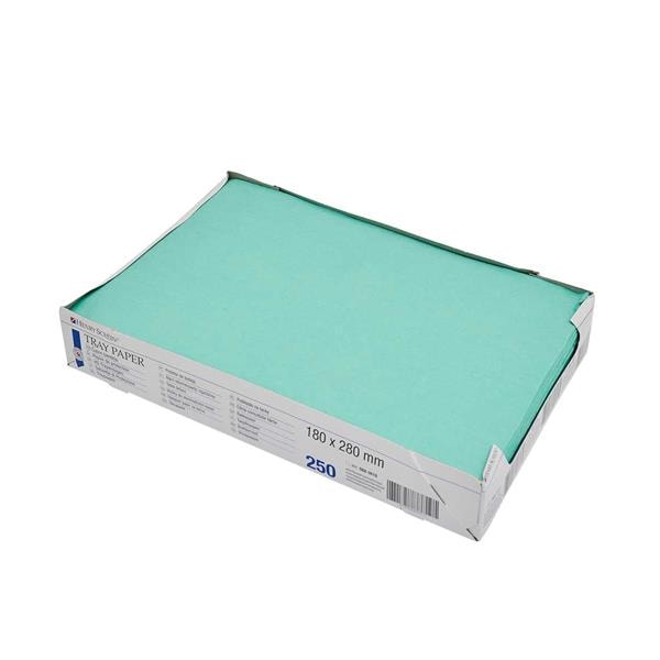 PAPEL ABSORBENTE BANDEJAS VERDE 18X28 250U - HENRY SCHEIN