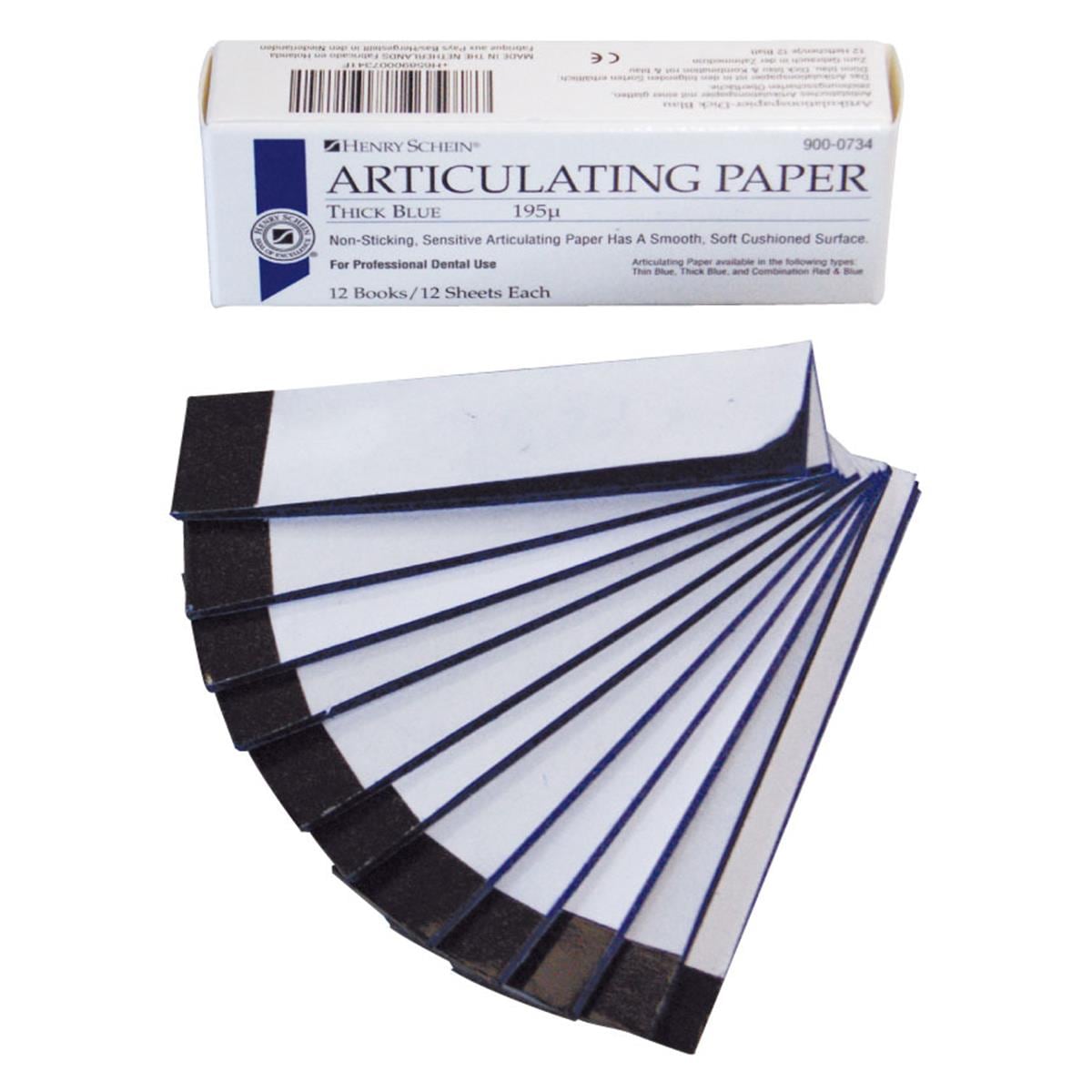 PAPEL ARTICULAR AZUL GRUESO 144U - HENRY SCHEIN