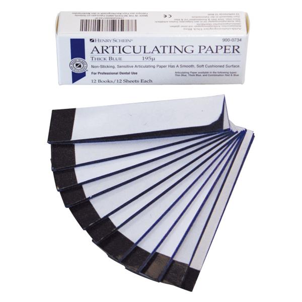 PAPEL ARTICULAR AZUL GRUESO 144U - HENRY SCHEIN
