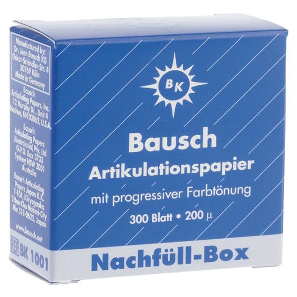 PAPEL ARTICULAR NORMAL AZUL BK1001 300 HOJAS - DR.JEAN BAUSCH