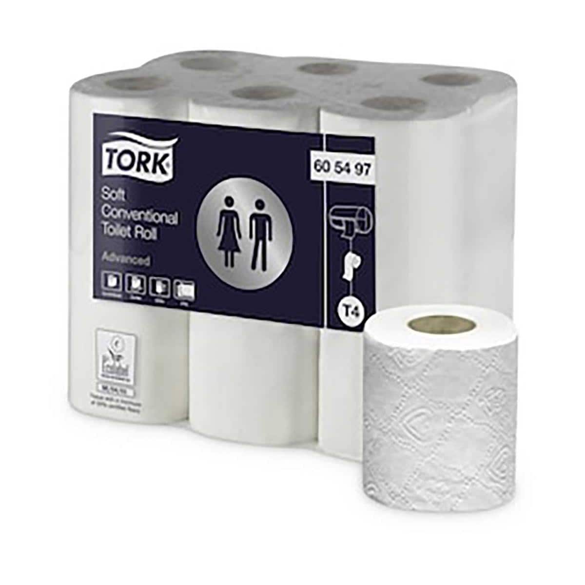 PAPEL HIGIÉNICO T4 TORK PREMIUM 2 CAPAS 12U - SCA
