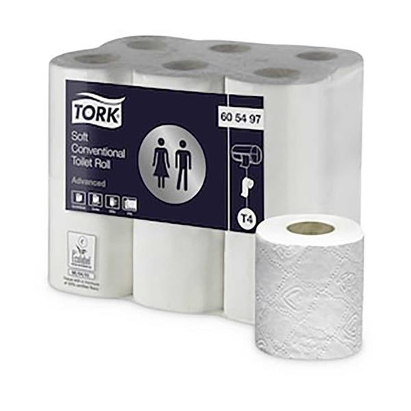PAPEL HIGIÉNICO T4 TORK PREMIUM 2 CAPAS 12U - SCA