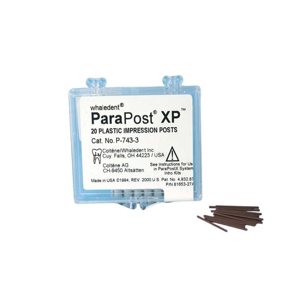 PARAPOST XP ESPIGA IMPRESIÓN PLÁSTICO P43-3 MARRÓN 20U - WHALEDENT
