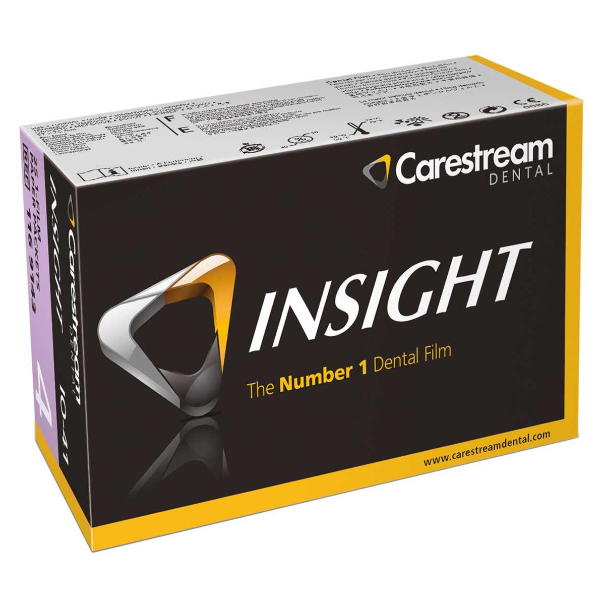 PELÍCULA INTRAORAL INSIGHT IO-41 25U - CARESTREAM