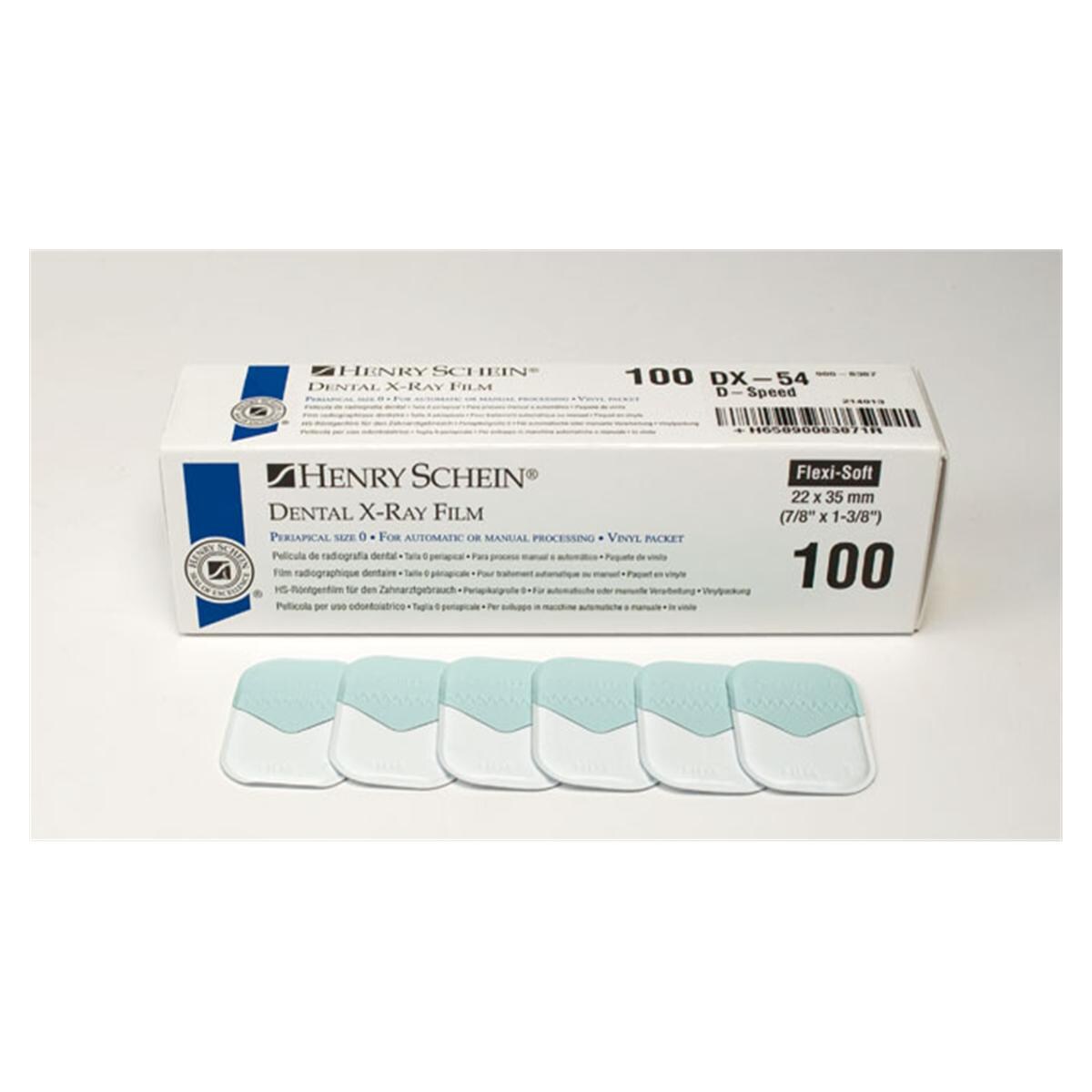 PELÍCULA RADIOGRÁFICA INTRAORAL DX54 FLEXI SOFT 100U HENRY SCHEIN Henry Schein España, S.L.