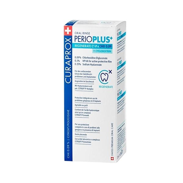 PERIO PLUS REGENERADOR ENJUAGUE 0,09 CLOR 900ML- CURAPROX