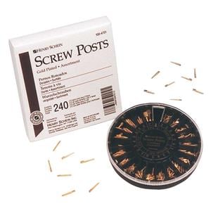PERNO DENTAL METÁLICO CORTO 1-18 12U - HENRY SCHEIN