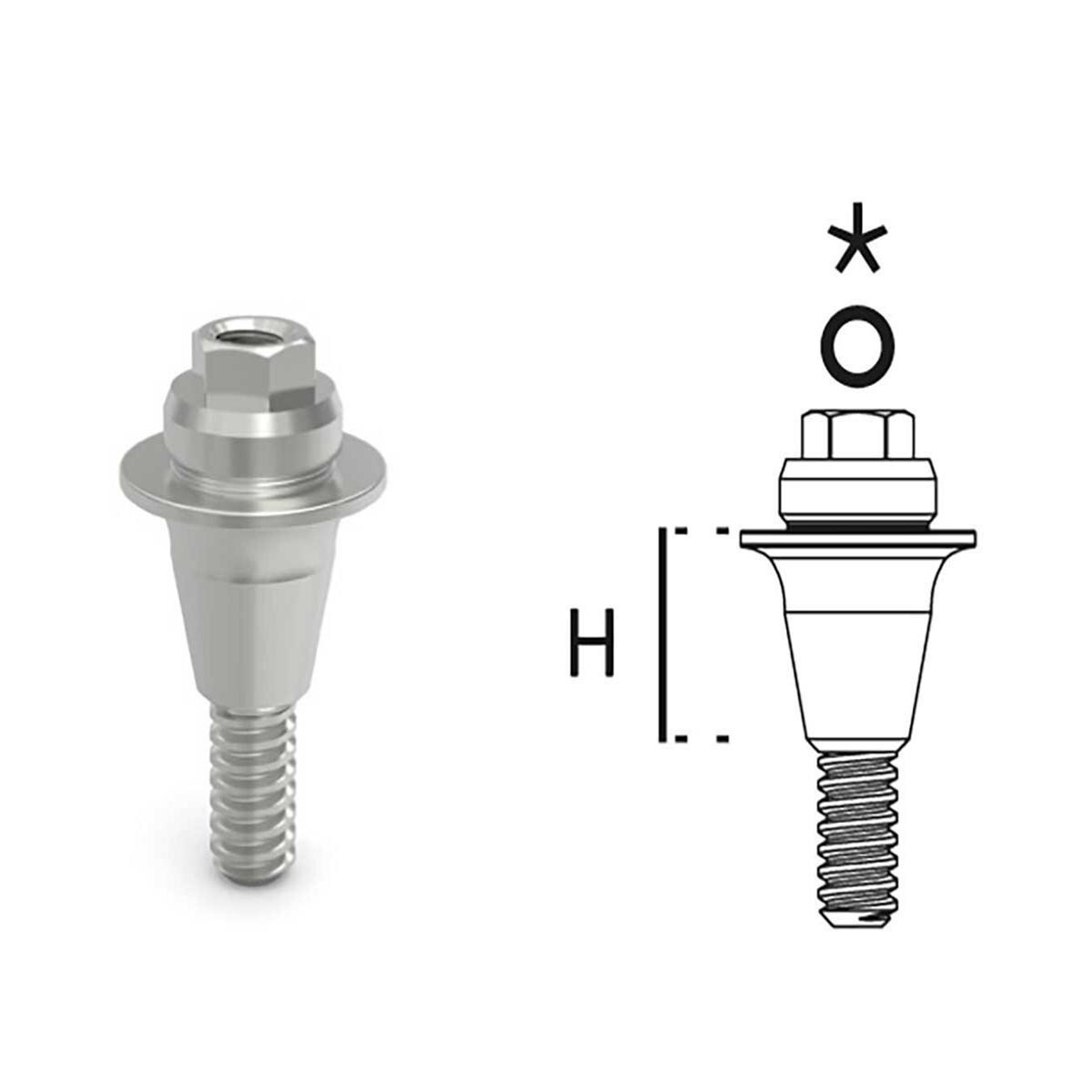 PILAR 17º CONICO SHC ALTURA.4´5MM CON TORNILLO - OSTEOPLUS