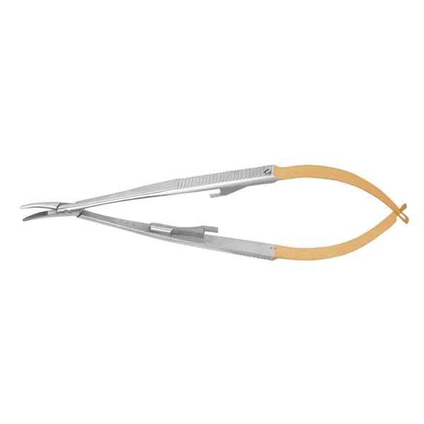 PINZA PORTA AGUJAS MICRO CASTROVIEJO CURVO NH5021M 1U - HU-FRIEDY