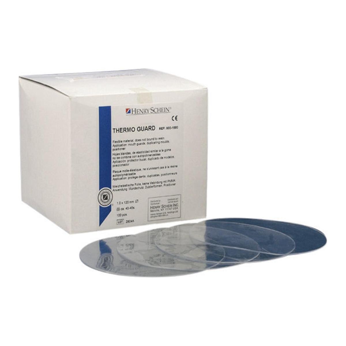 PLANCHA TERMOCONFORMADO THERMO GUARD 4.0MM 120 DIAM. 10U - HENRY SCHEIN