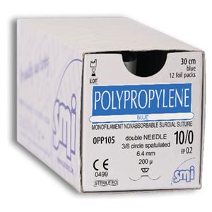 POLYPRO DBL AG ESPAT REC 16,15MM 10/0 20CM 12U SMI