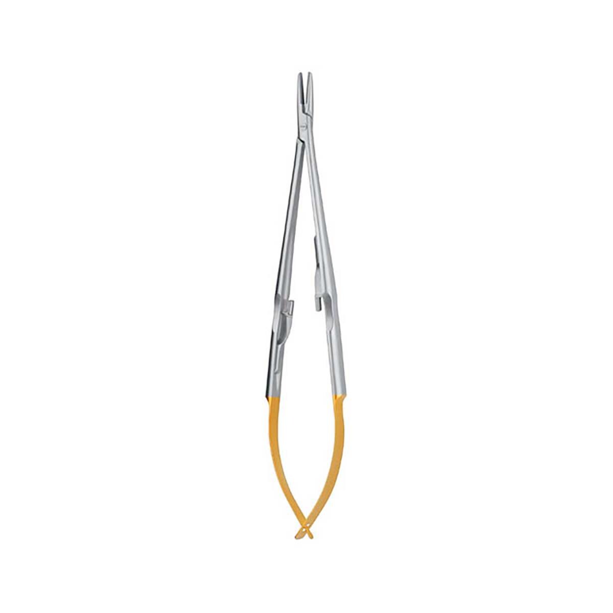 PINZA PORTA-AGUJAS CASTROVIEJO RECTO TC 16CM - CARL MARTIN