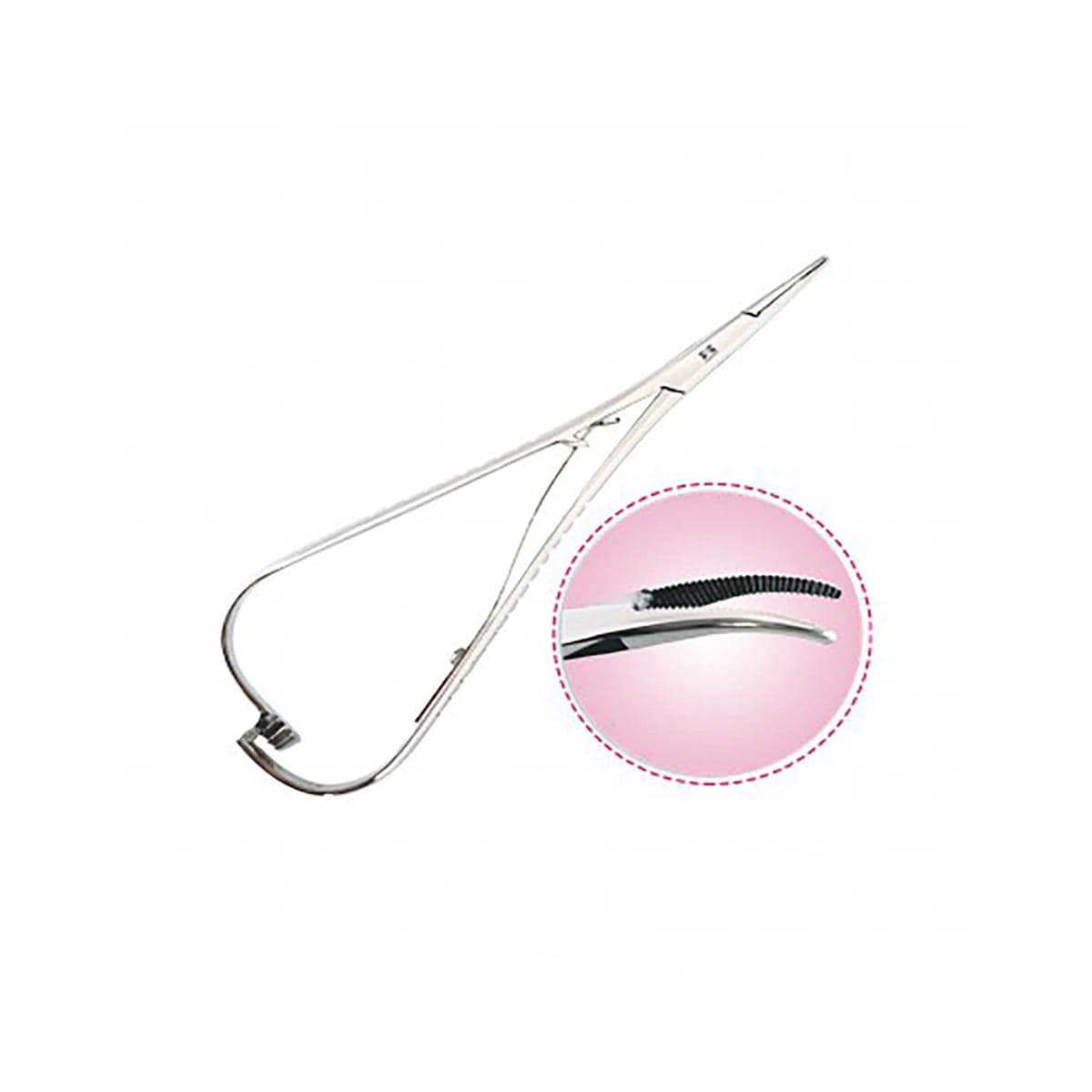 PORTA AGUJAS MATHIEU CURVO ACERO FINO 14CM - SKS