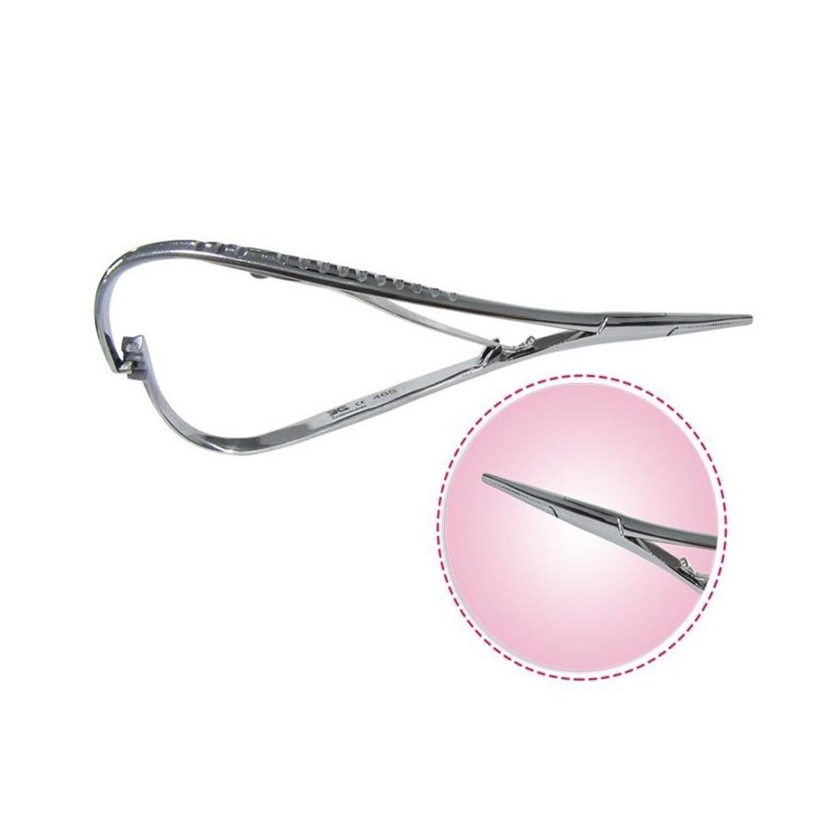 PORTA-AGUJAS MATHIEU RECTO ACERO - IMPORTACIÓN DENTAL