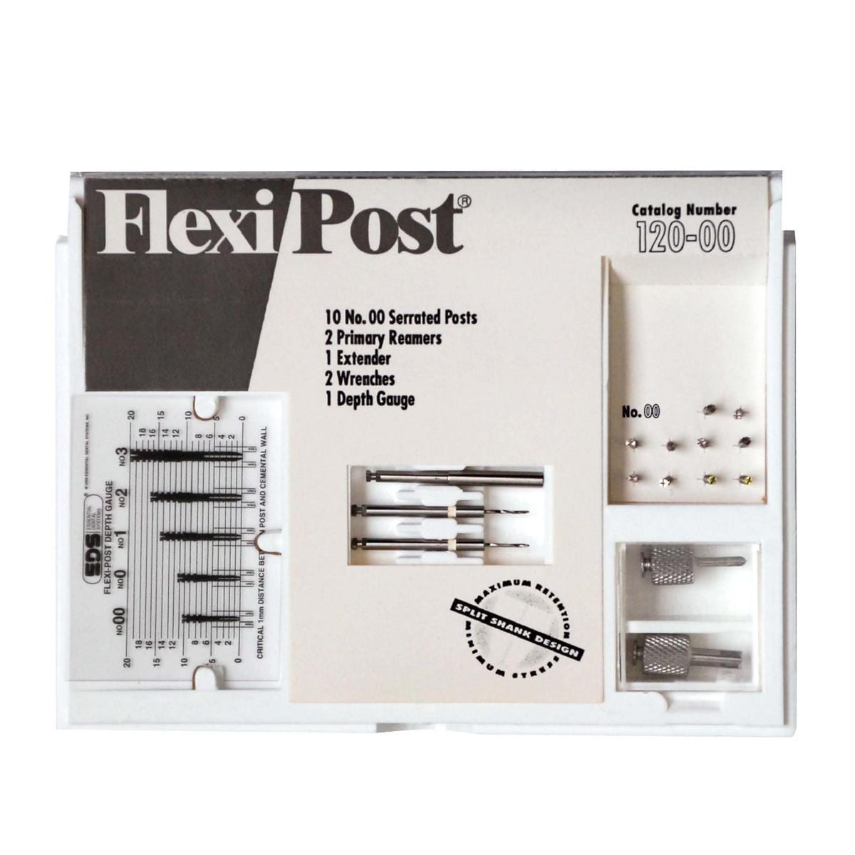 POSTE METÁLICO FLEXIPOST KIT STANDARD SIZE 00 ACERO 10U - EDS
