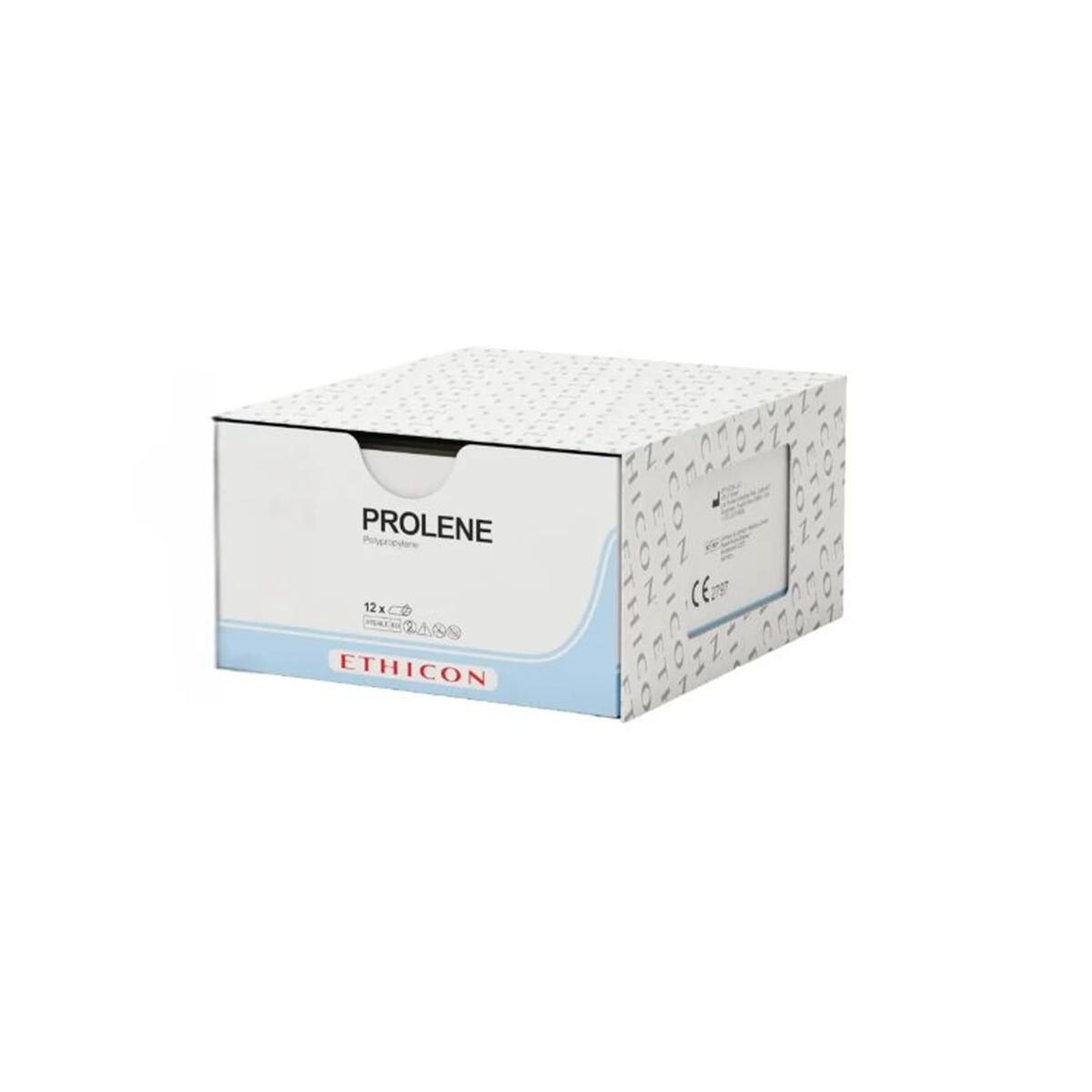 PROLENE AG CILI 3/8 13MM 6/0 75CM AZUL 36U ETHICON
