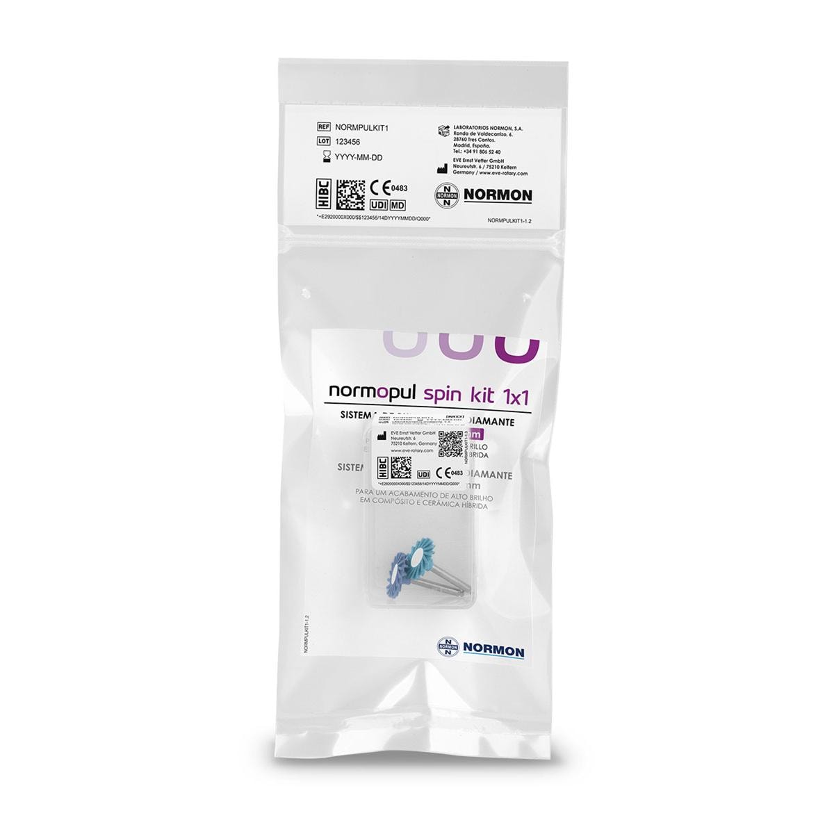 PULIDOR NORMOPUL SPIN KIT 1X1 MF 14 - NORMON