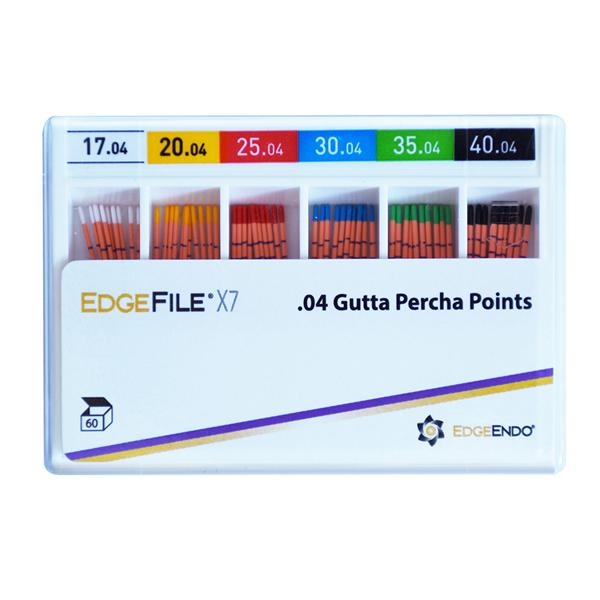 PUNTA GUTTAPERCHA EDGE X7 17.04 60U - EDGEENDO