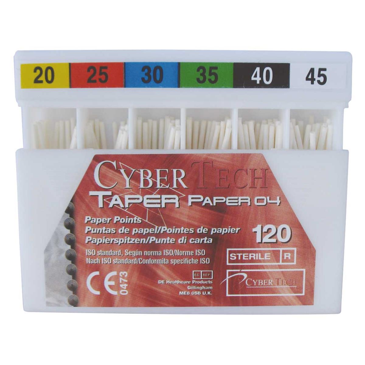 PUNTAS PAPEL ABSORBENTE CONICIDAD 06 N30 120U - CYBERTECH