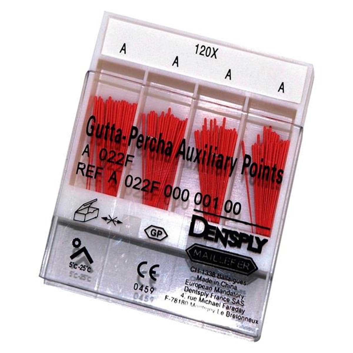 PUNTAS DE GUTAPERCHA PIRATAS M(C) 120U - DENTSPLY MAILLEFER
